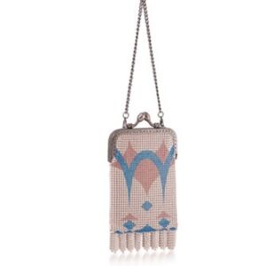 Free People X Whiting & Davis Petite Frame Purse in Blushnew with tags